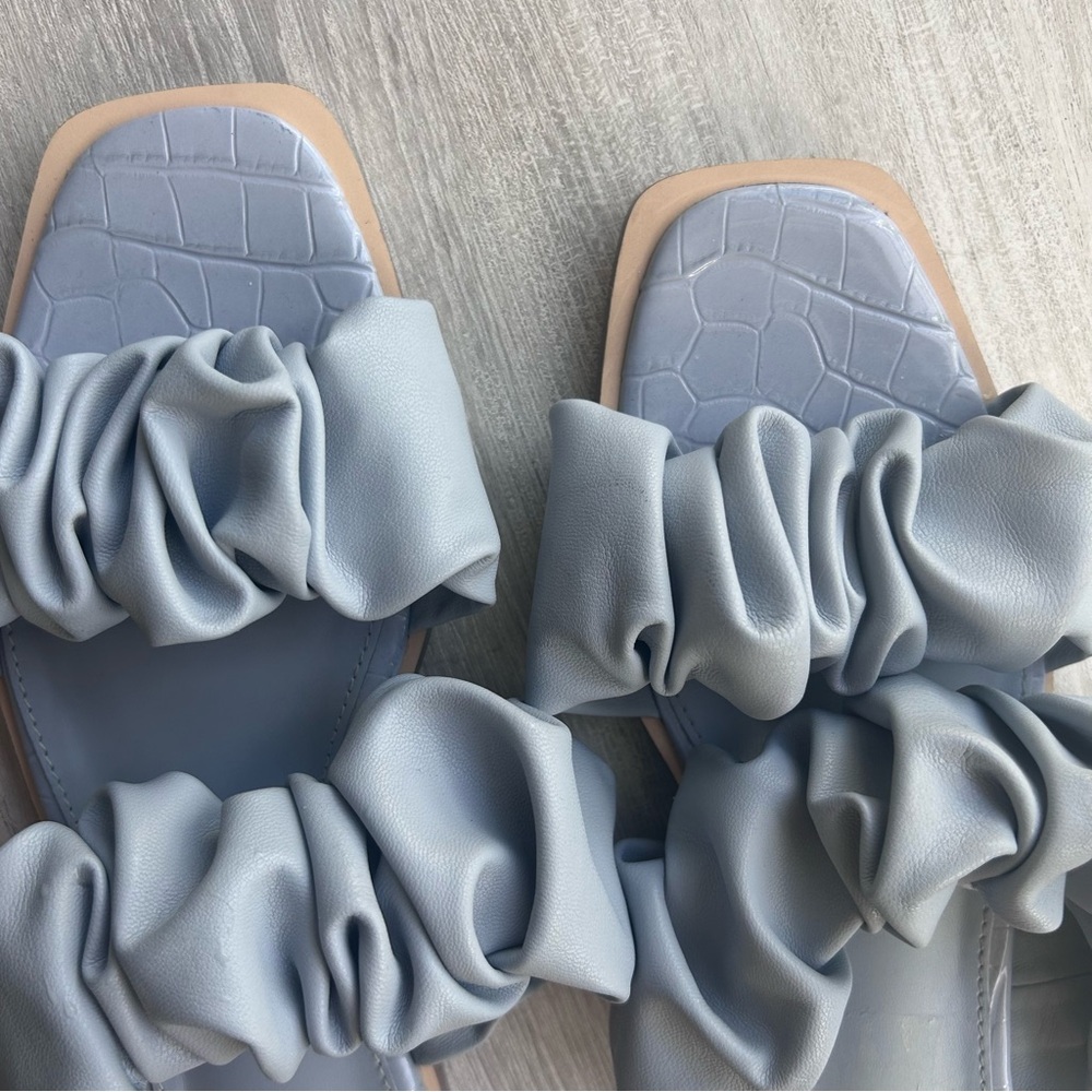 Circus by Sam Edelman Blue Ruffle Sandals - Picture 6 of 7